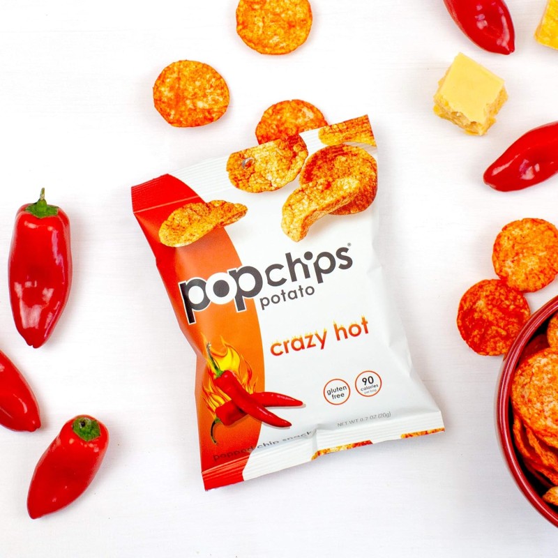 Popchips Original Crazy Hot Flavored