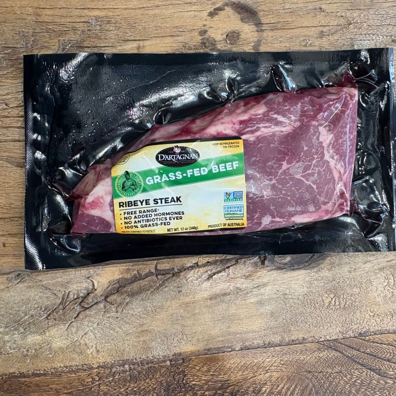 D'Artagnan Grass-Fed Ribeye Steak