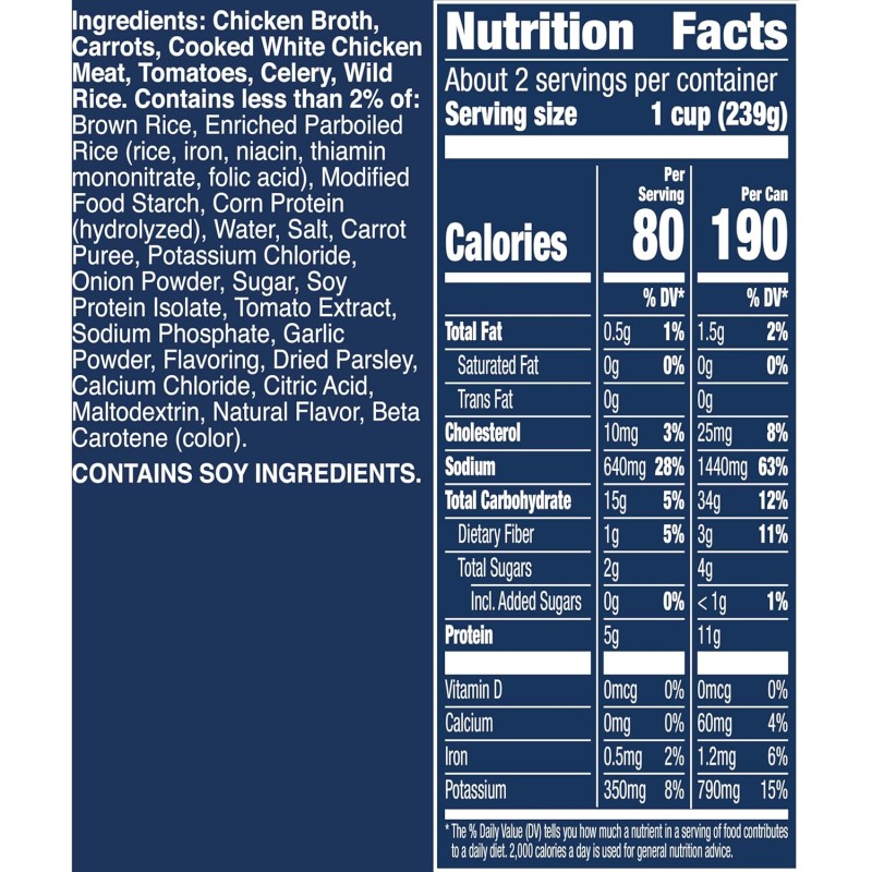 Progresso Soup Chicken And Wild Rice