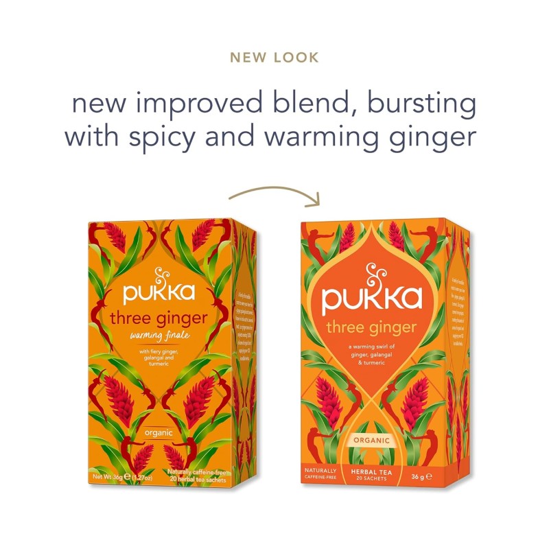 Pukka Organic Tea Three Ginger