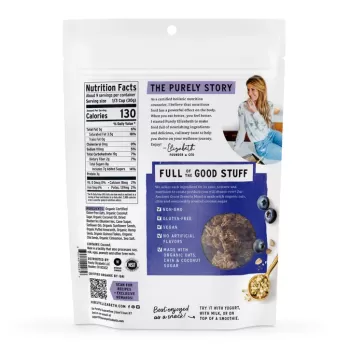 Purely Elizabath Granola Blueberry Hemp