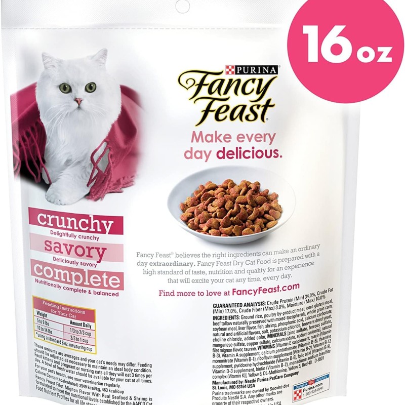 Purina Fancy Feast Filet Mignon With Real Seafood & Shrimp Gourmet Cat Food