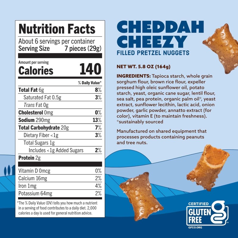 Quinn Cheddah Cheezy Filled Pretzel Nuggets