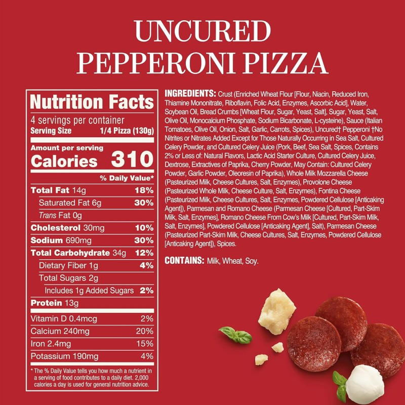 Rao's Brick Oven Pizza Uncured Pepperoni