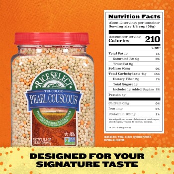 Riceselect Tri Color Pearl Couscous