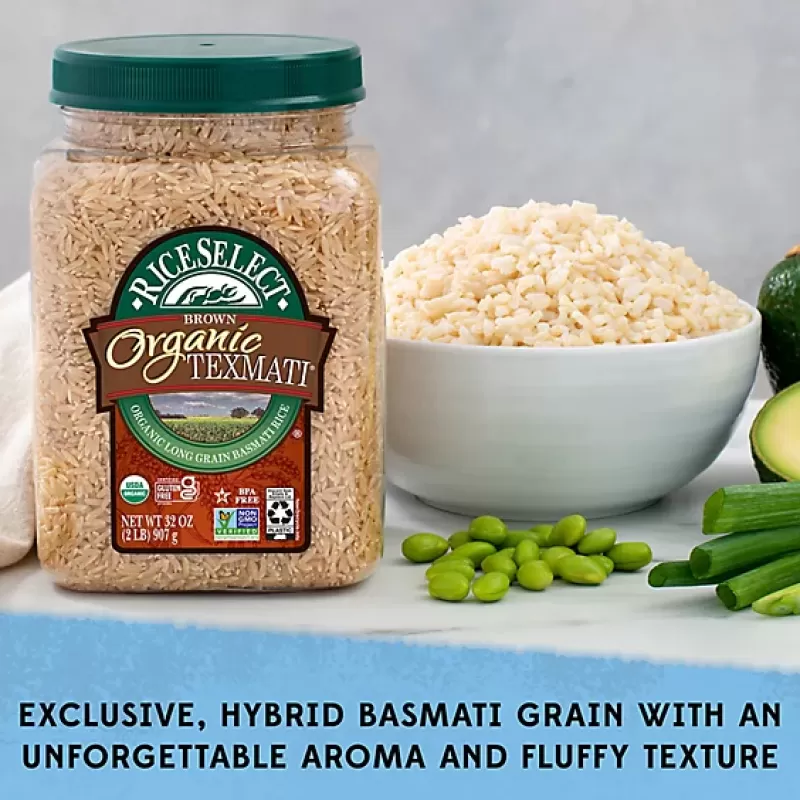 RiceSelect Organic Texmati Brown Basmati Rice