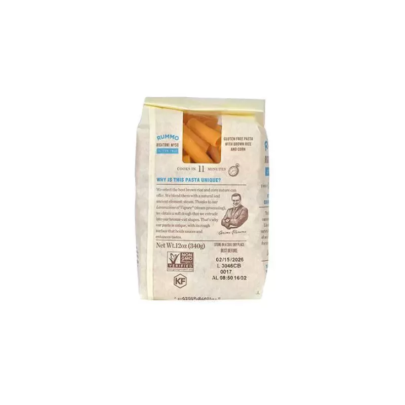 Rummo Rigatoni Gluten free No. 50