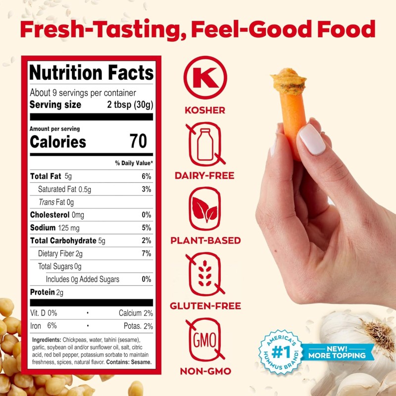 Sabra Hummus Roasted Garlic