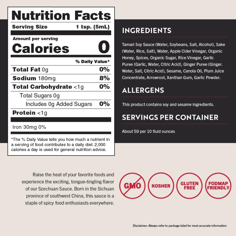 San-J Gluten Free Szechuan Sauce