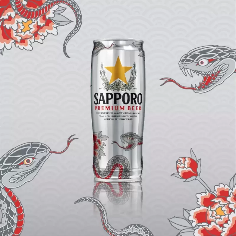 Sapporo Premium Beer 22oz Can