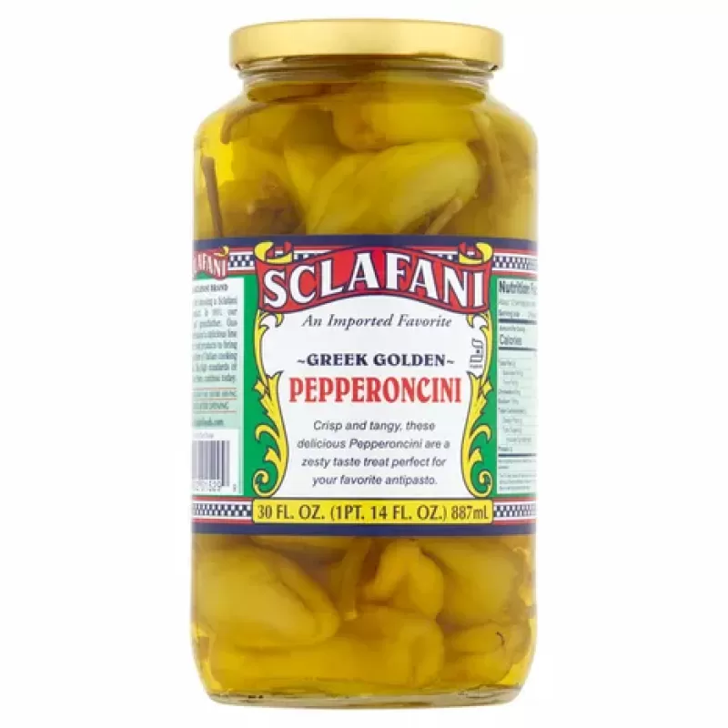 Sclafani Greek Golden Pepperoncini