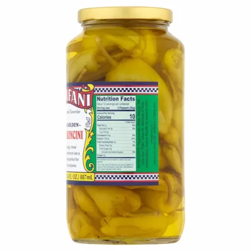 Sclafani Greek Golden Pepperoncini