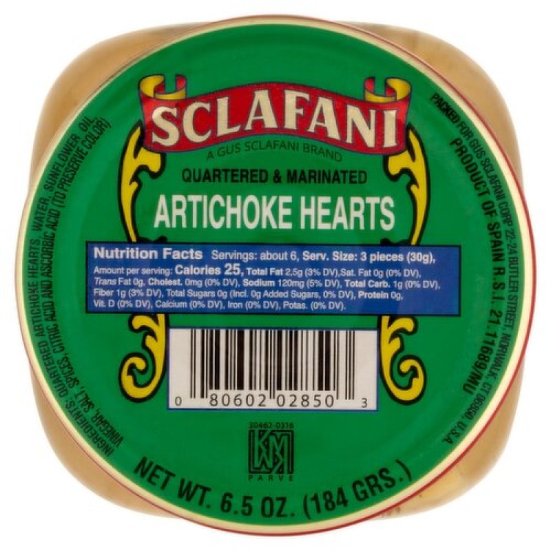 Sclafani Marinated Artichoke Hearts