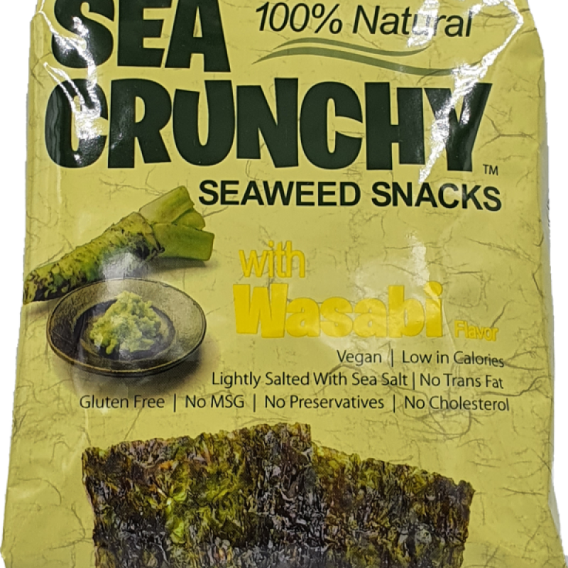 Sea Crunchy Sea Weed Snacks Wasabi