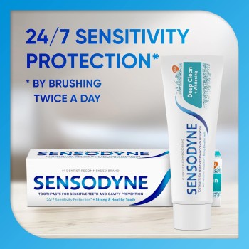 Sensodyne Deep CLean + Whitening toothpaste