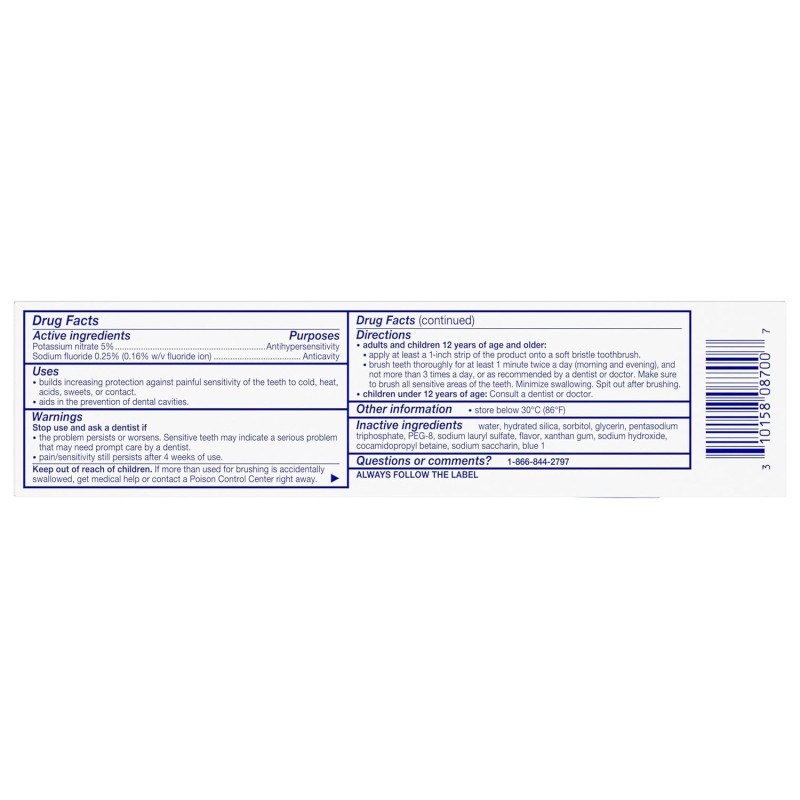 Sensodyne Deep CLean + Whitening toothpaste
