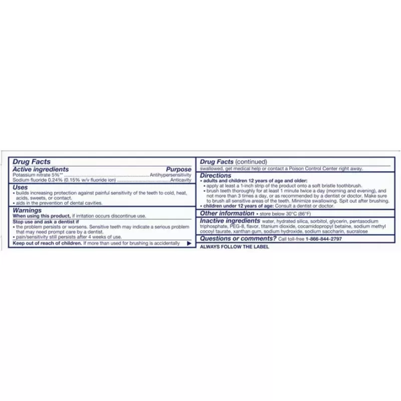 Sensodyne Extra Whitening Toothpaste