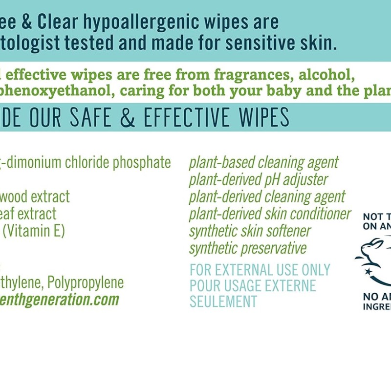 Seventh Generation Sensitive Baby Wipes 1pk