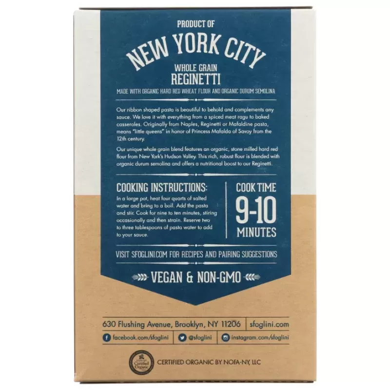 Sfoglini Whole Grain Reginetti