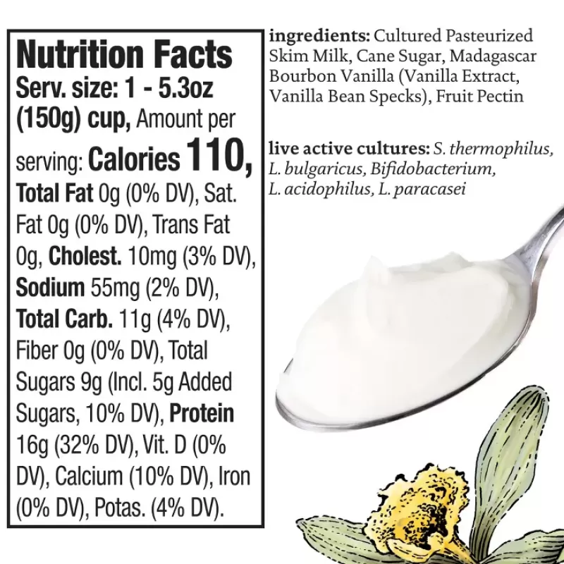 Siggi’s Yogurt – Vanilla