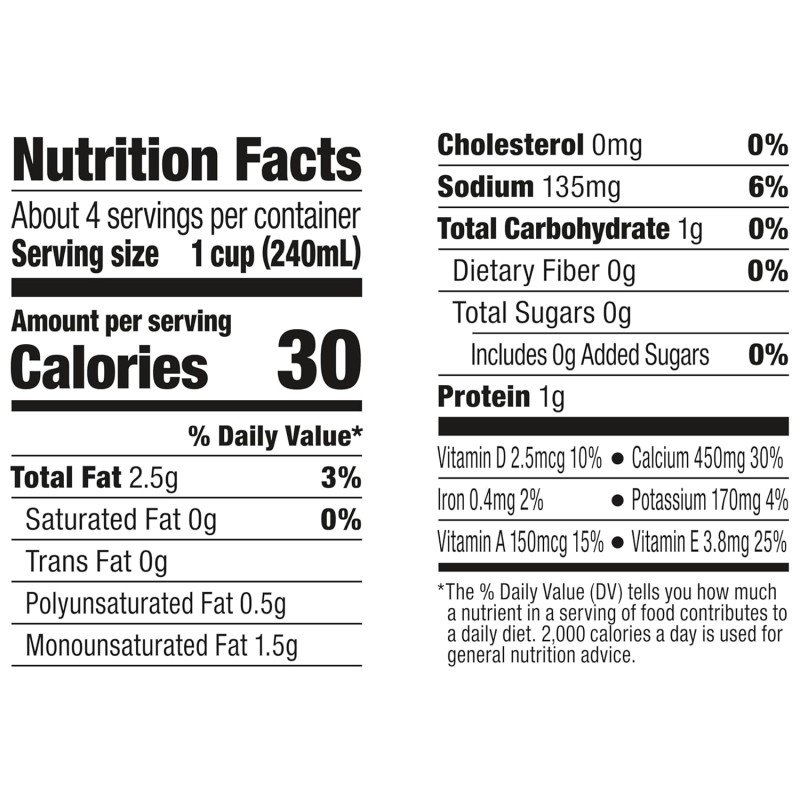 Silk Almond Unsweet Vanilla