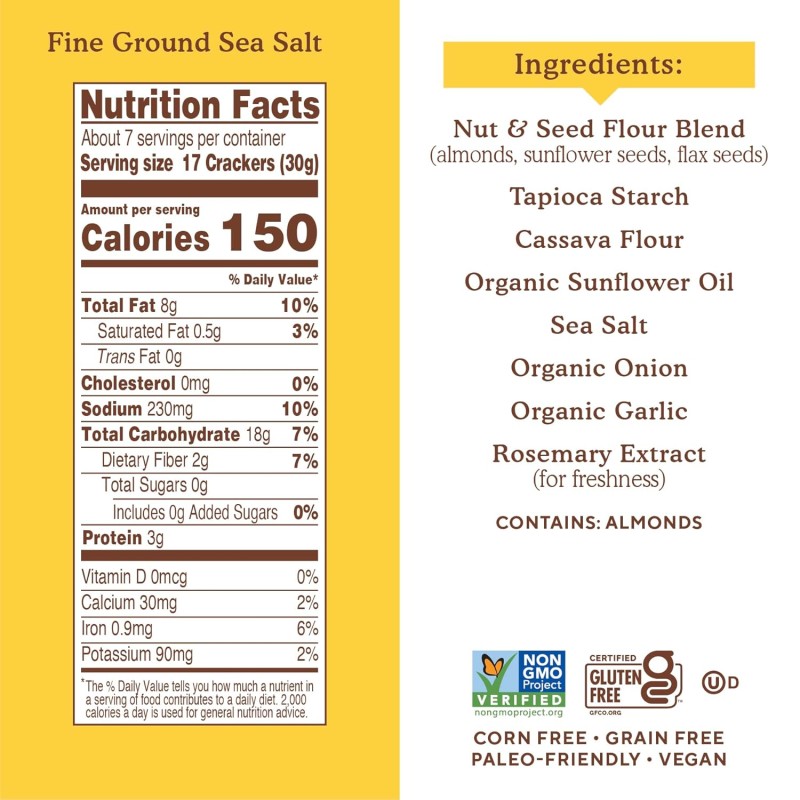 Simple Mills Fine Brown Sea Salt