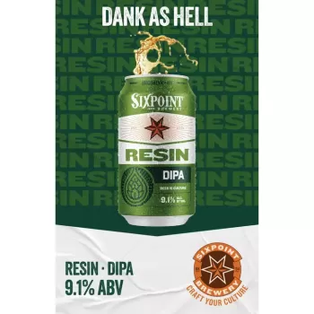 Sixpoint Brewery Resin 19OZ