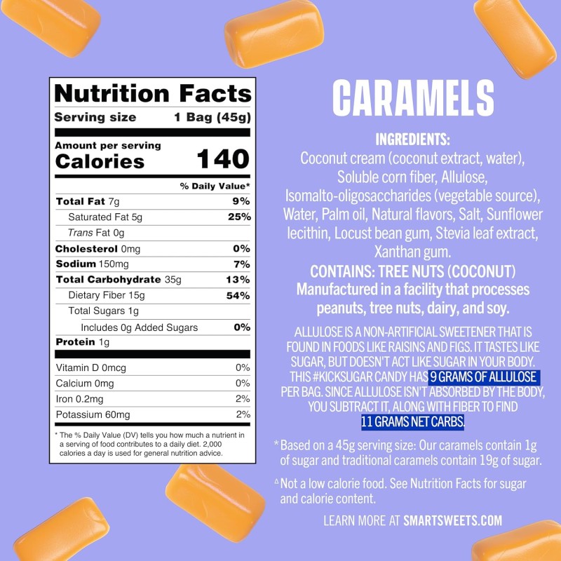 Smart Sweets Caramels