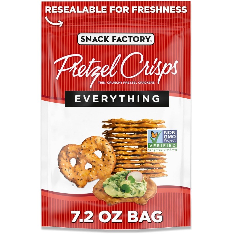 Snack Factory Pretzel Crisps Everything