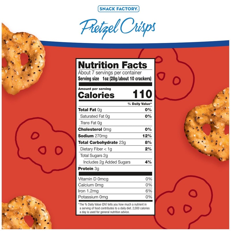 Snack Factory Pretzel Crisps Everything