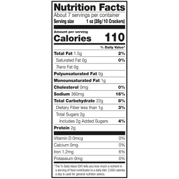 Snack Factory Pretzel Crisps Sea Salt & Cracked Pepper