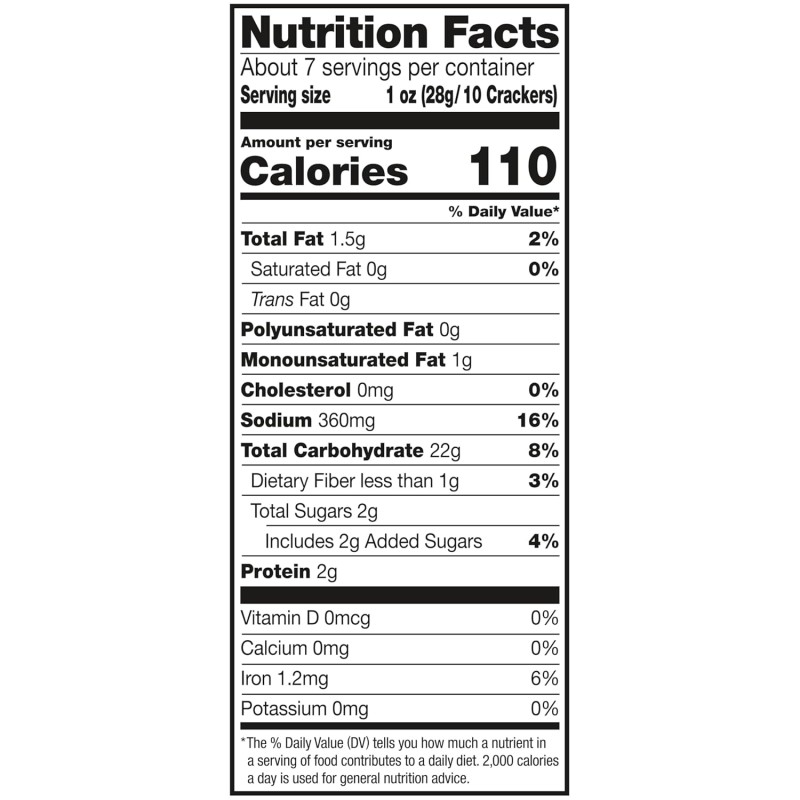Snack Factory Pretzel Crisps Sea Salt & Cracked Pepper