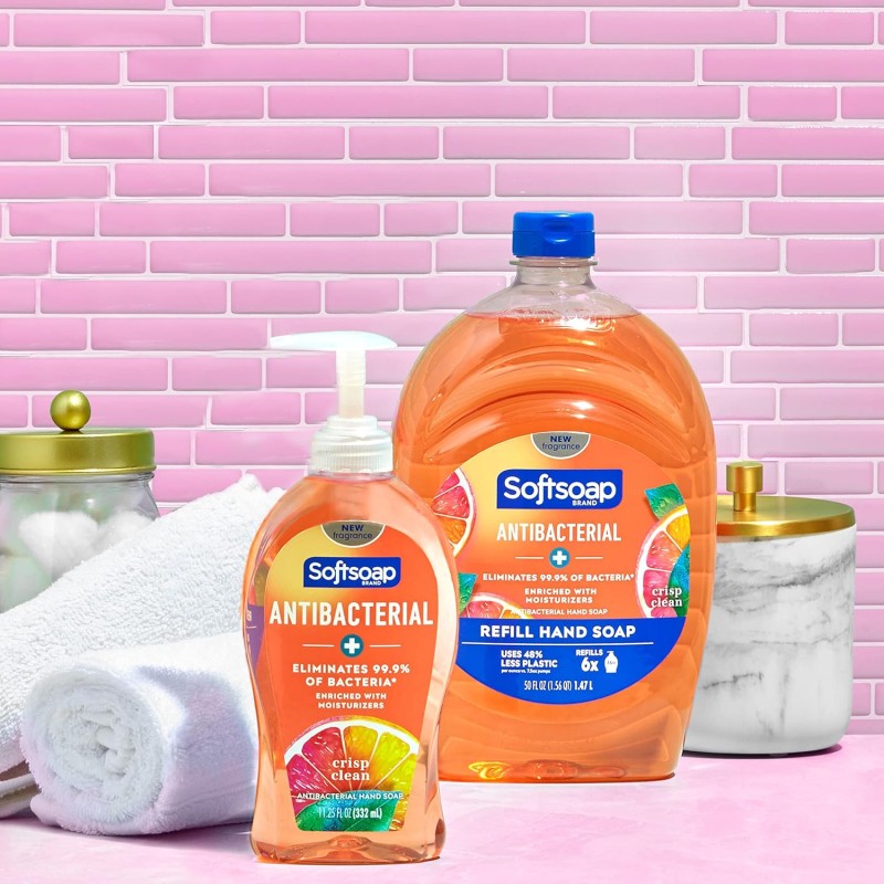 Softsoap Hand Soap Antibacterial Crisp Clean