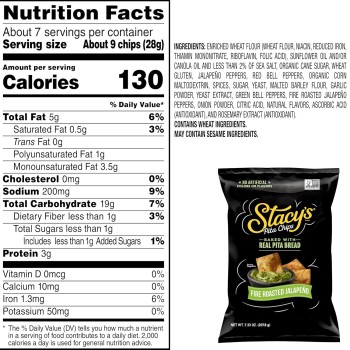 Stacy's Chips Fire Roasted Jalapeno