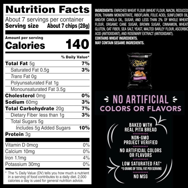 Stacy’s Pita Chips Cinnamon Sugar