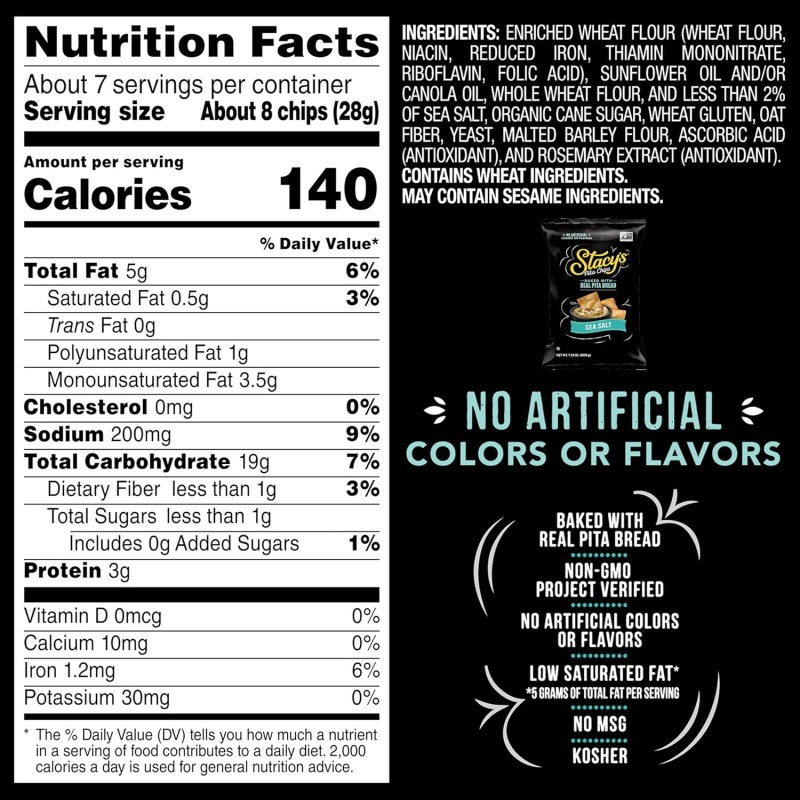 Stacy’s Pita Chips Simply Naked