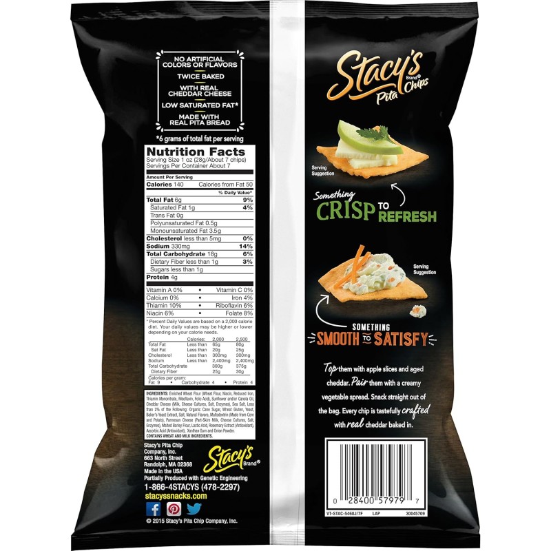 Stacy's Pita Chips Toasted Cheddar