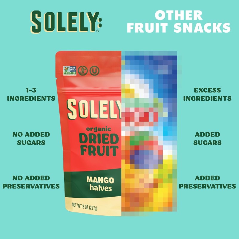 Solely Organic Mango Strips
