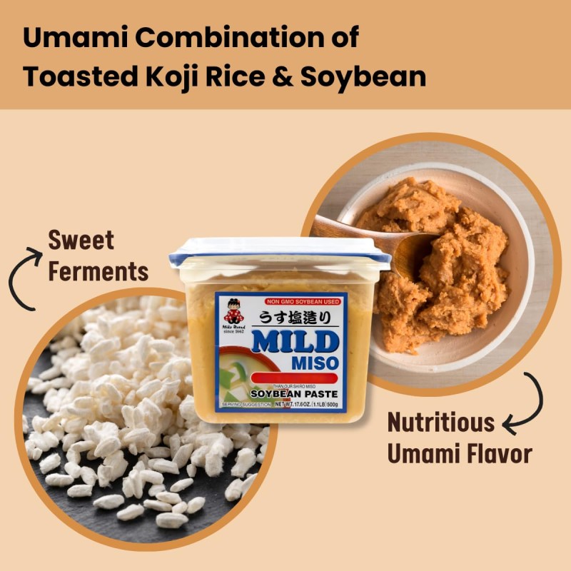 Soybean Paste Mild Miso Less Sodium