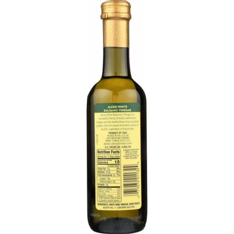 Alessi Balsamic White Vinegar, 12.75 oz Alessi Balsamic White Vinegar, 12.75 oz