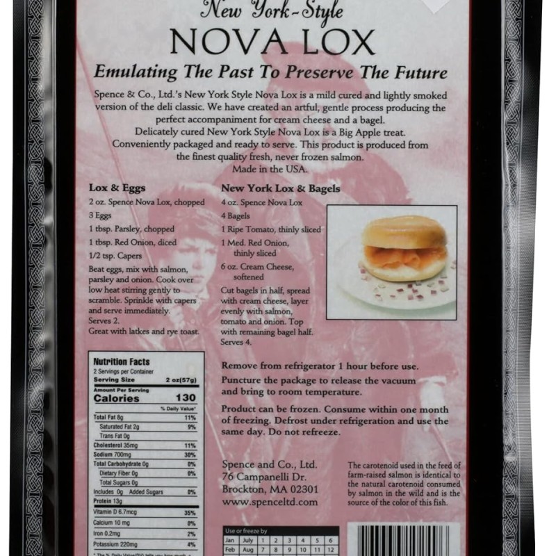 Spence & Co. New York Style Nova Lox