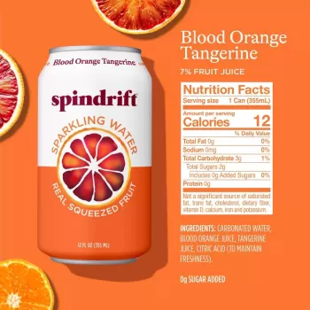 Spindrift Blod Orange & Tangerine 8-Pack