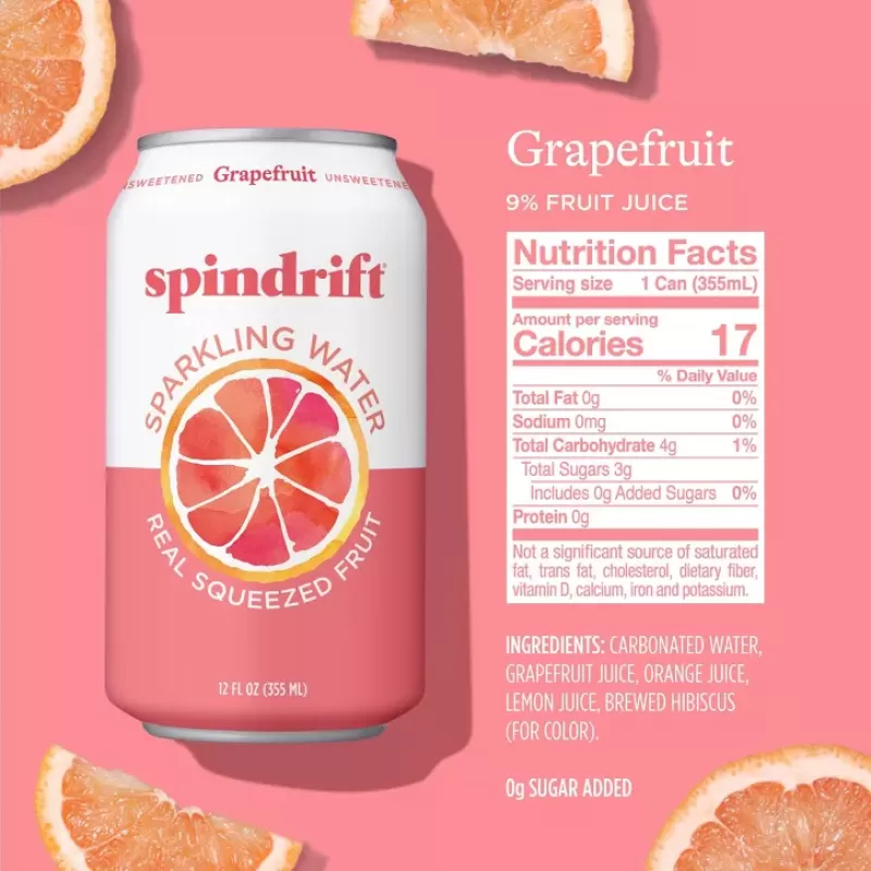 Spindrift Grapefruit 8-Pack
