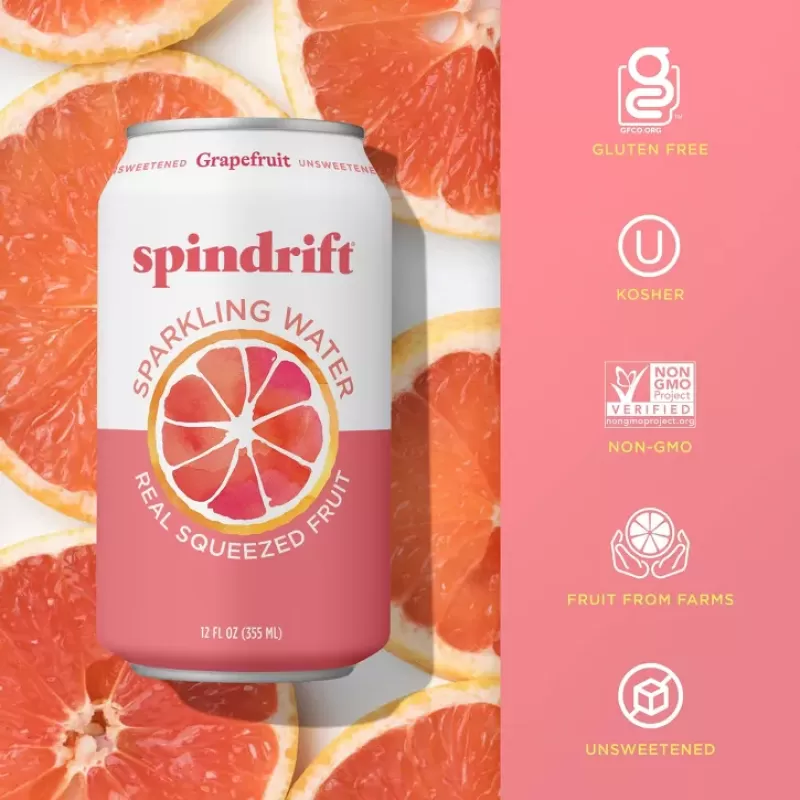 Spindrift Grapefruit 8-Pack