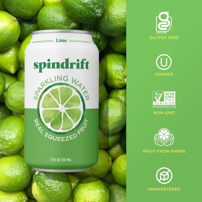 Spindrift Lime 8-Pack