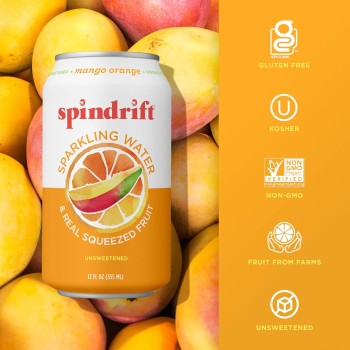 Spindrift Mango & Orange 8-Pack