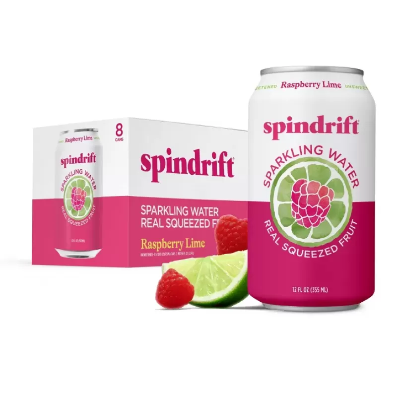 Spindrift Sparkling Water Peach Strawberry