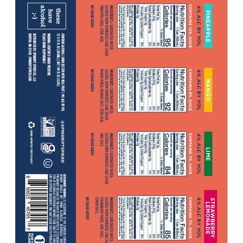 Spindrift SIKED Variety Pack