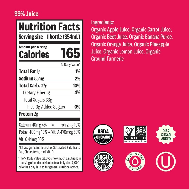 Suja Organic Sweet Beets