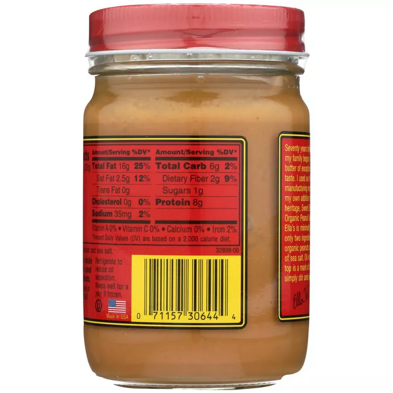 Sweet Ella's Organic Peanut Butter